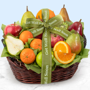 Get Well Soon Harvest Fresh Fruit Basket