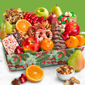 Merry & Bright Deluxe Christmas Basket