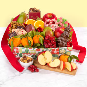 Merry & Bright Deluxe Christmas Basket