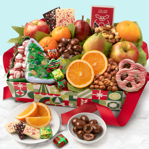 Merry & Bright Deluxe Christmas Basket