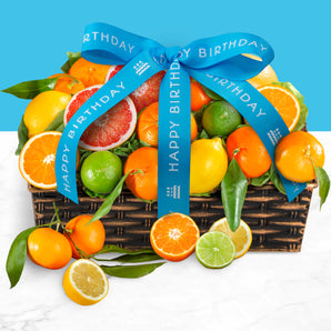 Happy Birthday Sweet Sunshine Citrus Fruit Gift Basket