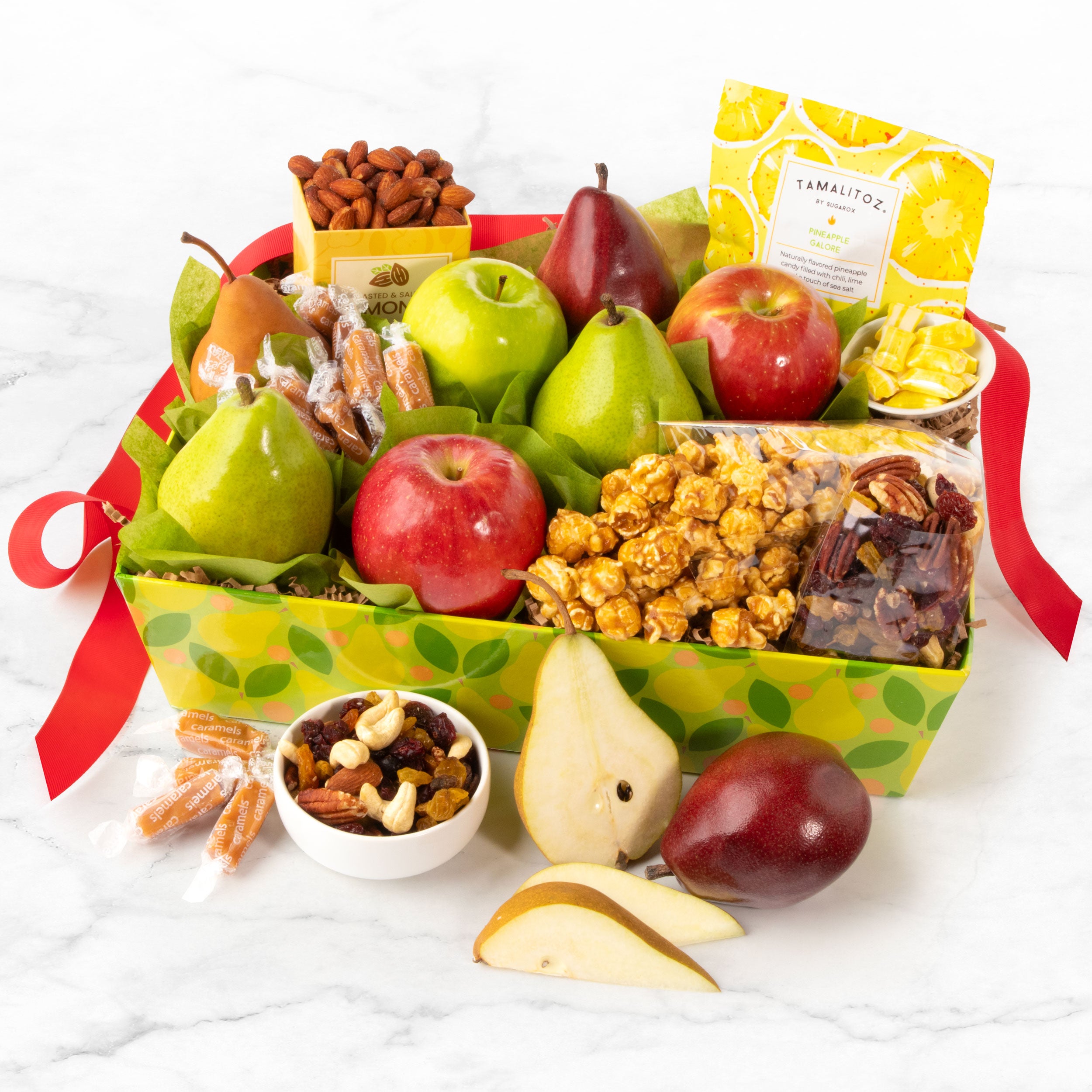 Fruitfully Orchard Delight Fruit and Gourmet Basket – Fruitfully