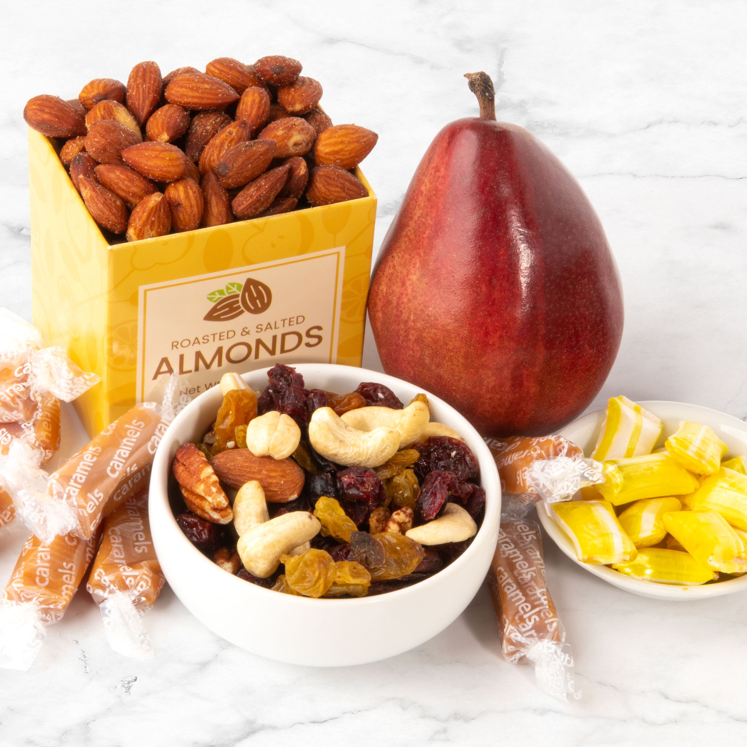 Fruitfully Orchard Delight Fruit and Gourmet Basket – Fruitfully