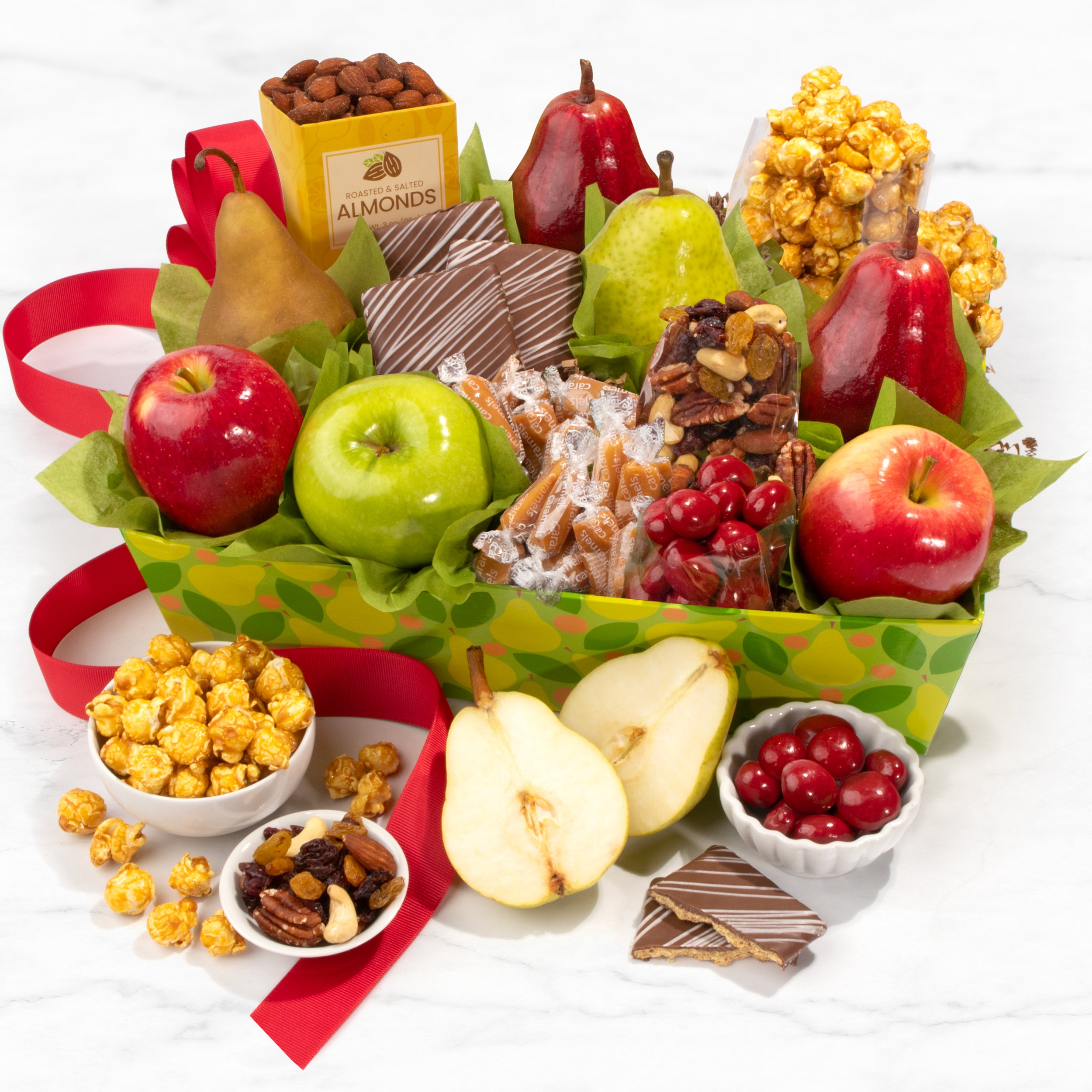 Fruitfully Orchard Delight Fruit and Gourmet Basket – Fruitfully