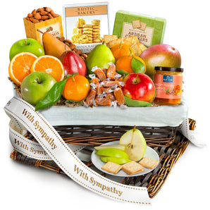 The Deluxe: Sympathy Fruit Basket