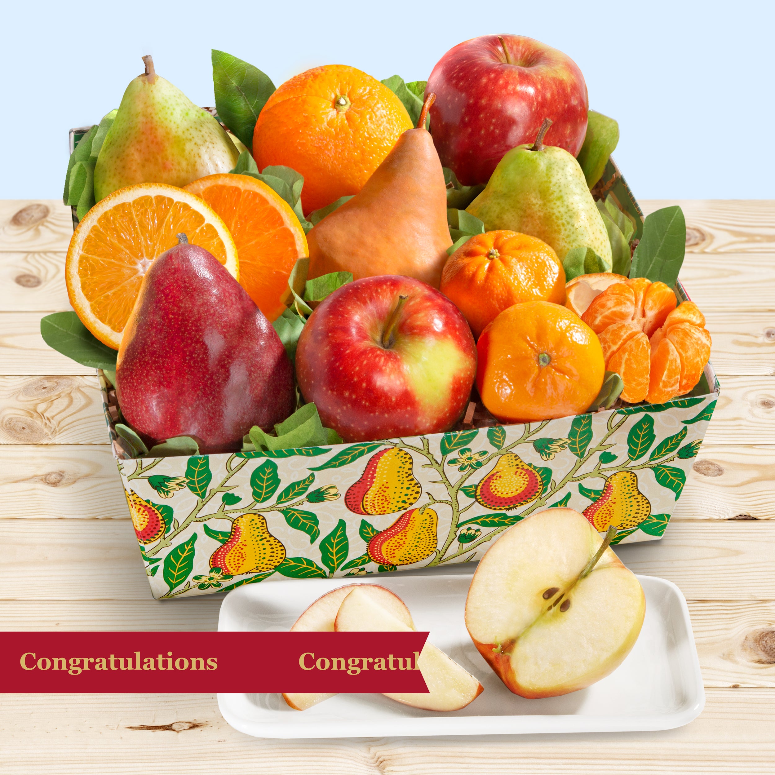 Fruitfully Congratulations Fruit Favorites Basket – Fruitfully