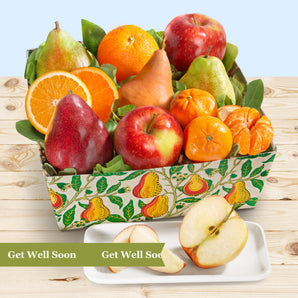 Get Well Soon Fruit Favorites Basket