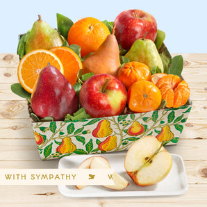 Sympathy Fruit Favorites Basket