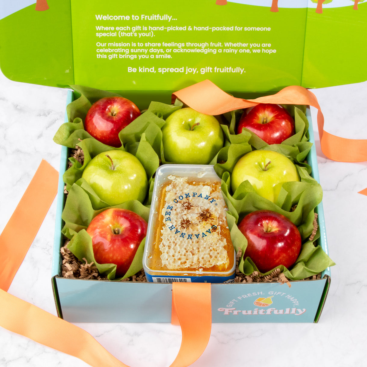 Fruitfully Apples & Kosher Honeycomb Gift Box – Fruitfully