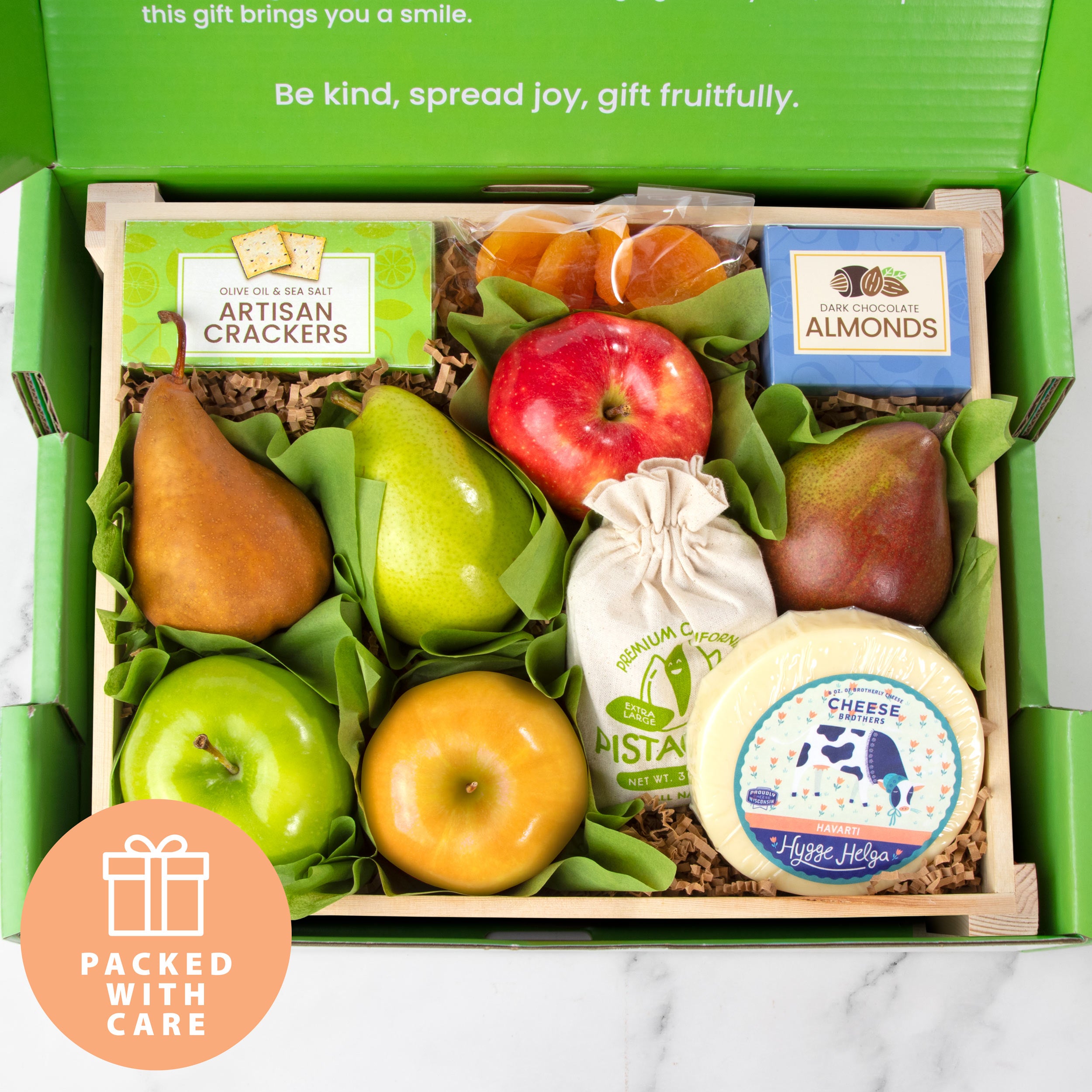 Fruitfully Simply Perfect Fruit & Cheese Crate – Fruitfully